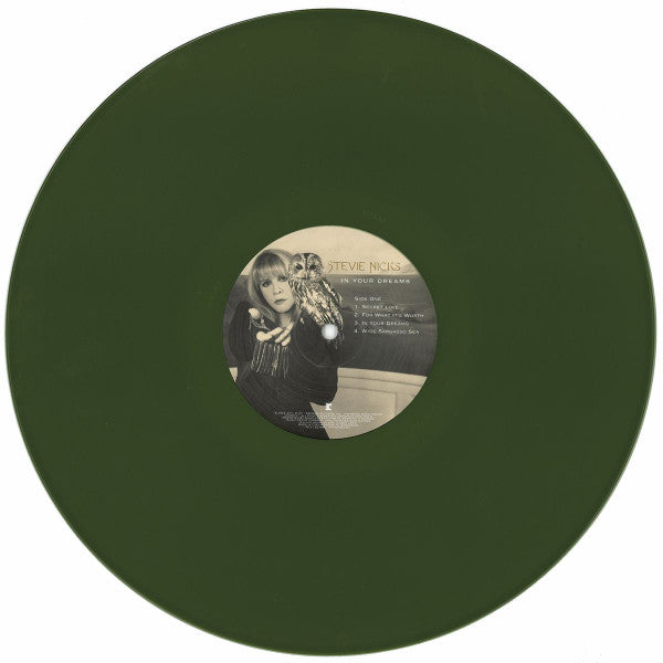 Image of Label Cover of 2xLP - EX/EX - STEVIE NICKS, In Your Dreams (Reprise Records; RCV1 527684, USA, Canada & Europe 2024 Reissue, Insert, Forest Green Vinyl), Opened Instore, Still In Stickered Shrinkwrap,  - 2846280S