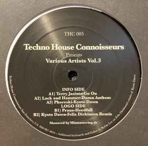 Image of Front Cover of 12" EP - /VG+ - VARIOUS, Various Artists Vol. 3 (Techno House Connoisseurs; THC 005, US 2023), ,  - 2946000S