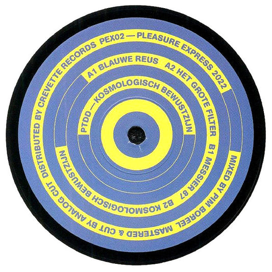 Image of Front Cover of 12" - /VG+ - PTDD, Kosmologisch Bewustzijn (Pleasure Express ; PEX02, Belgium 2022), ,  - 2946027S