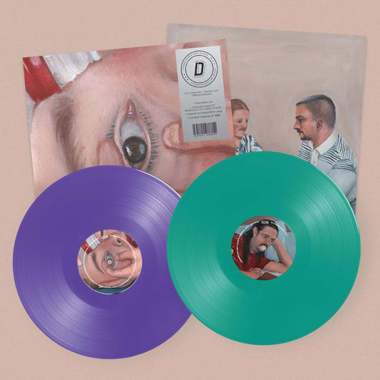 Image of Front Cover of 2xLP - NEW/NEW - DRY CLEANING, Secret Love (Deluxe Edition) - Dinked Edition (4AD; 4AD0868LPE4, UK 2026, Booklet, Purple Vinyl, Limited Pressing of 1,000, Dinked Edition No. INT06, Bonus 12” on mint vinyl, with 3 new tracks, Alternative sleeve artwork, 12” x 12” full colour 8pp updated booklet.), , At the beginning of this year, Dry Cleaning released their new album, Secret Love. The third album from the London-based group consisting of lyricist Florence Shaw, guitarist Tom Dowse, dr