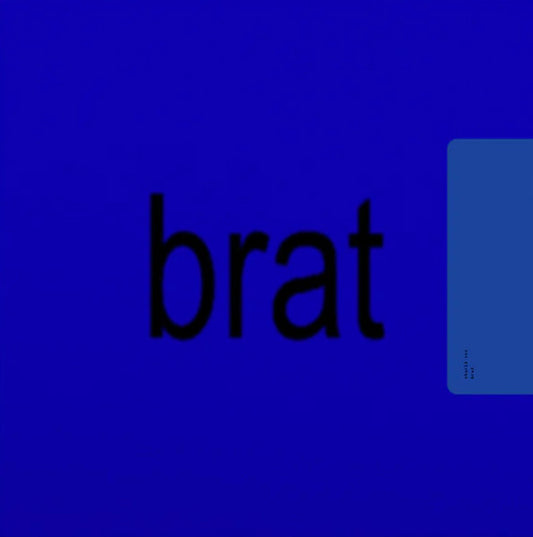 Image of Front Cover of LP - VG+/VG+ - CHARLI XCX, Brat (Atlantic; 075678611674, Europe 2024, Die Cut Gatefold Sleeve, Tractor Printer Insert, Booklet, POSTER MISSING, Blue Picture Disc), ,  - 2826303E