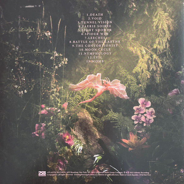 Image of Back Cover of LP - VG+/VG+ - MELANIE MARTINEZ, Portals (Atlantic; 637513, Europe 2023, Inner & Insert, Limited Edition, Baby Pink With Black Swirl Vinyl), ,  - 2826305E
