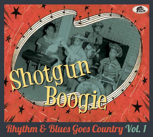 Image of Front Cover of CD - VG+/VG+ - VARIOUS, Shotgun Boogie: Rhythm & Blues Goes Country Vol. 1 (Bear Family Records; BCD17701, Germany 2024, Digipak, Booklet), ,  - 2916004C