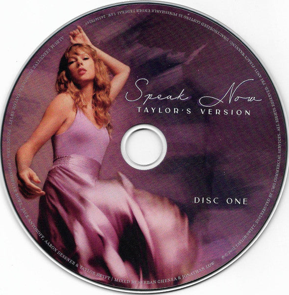 Image of Label Cover of 2xCD - VG+/EX - TAYLOR SWIFT, Speak Now (Taylor's Version) (Republic Records; 2455678249, Europe 2023), Opened Instore,  - 2956005S