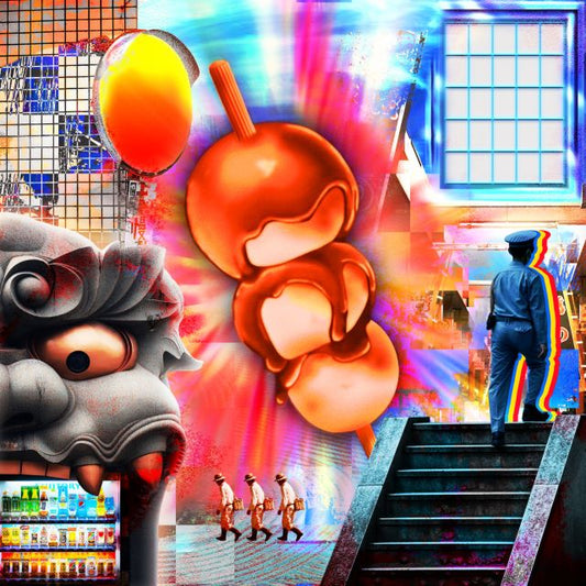 Image of Front Cover of LP - NEW/NEW - FOODMAN, HIKARIGASASHIKOMU (Hyperdub; HDBLP075, Europe 2026), , HIKARIGASASHIKOMU translates as ‘Light Shines In’, a Japanese phrase conveying a sense of hope in a difficult place. Opening new creative possibilities for Foodman, this astonishing album is an introspective yet hyperactive body of work, representing the clarity and light found after a period of self-exploration. While this is a deeply personal record, it also captures the now-universal sound of a brain st