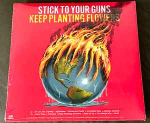 Image of Back Cover of LP - EX/EX - STICK TO YOUR GUNS, Keep Planting Flowers (SharpTone; 7377, US 2025, Gatefold, Red & Yellow Galaxy Vinyl, Ltd to 1000), Opened Instore, Still In Stickered Shrinkwrap,  - 2946049S