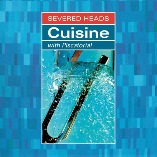 Image of Front Cover of 2xLP - NEW/NEW - SEVERED HEADS, Cuisine (With Piscatorial) (Dark Entries; DE350LP, Europe 2026 Reissue, 6 Page Booklet, Black Vinyl), , Cuisine brings us punchy pop kernels of the prime Heads variety, all clocking in around three minutes. Cutslike “Pilot in Hell” and “Ugly Twenties” rank among the band’s best through their deadly skewering of synth pop tropes. But the album also offers us a Piscatorial section, where Ellard felt free to “go fishing for ideas.” Here we get a taste of