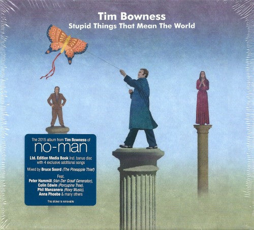 Image of Front Cover of 2xCD - VG+/VG+ - TIM BOWNESS, Stupid Things That Mean The World (Inside Out Music; IOMLTDCD 425, Europe 2015, Book Sleeve), ,  - 2936017E