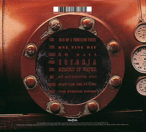 Image of Back Cover of CD - VG+/VG+ - MARILLION, This Strange Engine (Madfish; SMACD981X, UK 2012, Book Sleeve), ,  - 2936018E