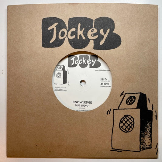 Image of Front Cover of 7" - /VG+ - DUB JUDAH, Knowledge (Dub Jockey; DJ023, UK 2022, Plain Sleeve, Solid Centre), Shiny EX copy.,  - 2916046C