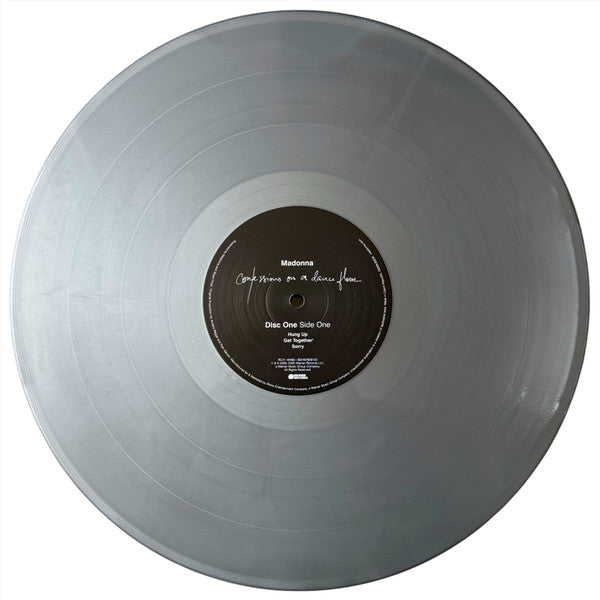 Image of Label Cover of 2xLP - EX/EX - MADONNA, Confessions On A Dance Floor (Warner Records; RCV1 49460, Europe 2026 Reissue, Silver Vinyl), Opened Instore, Still In Stickered Shrinkwrap,  - 2946057S