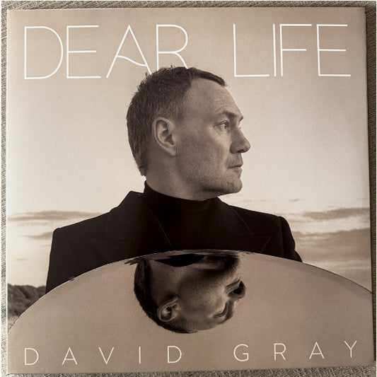 Image of Front Cover of 2xLP - EX/EX - DAVID GRAY, Dear Life (Laugh A Minute; LAM2401LP, Europe 2025, Gatefold, 2 Inners, SIGNED Copy, Black Vinyl.), Still in hype stickered shrinkwrap (coming away after signing}.,  - 2916034C