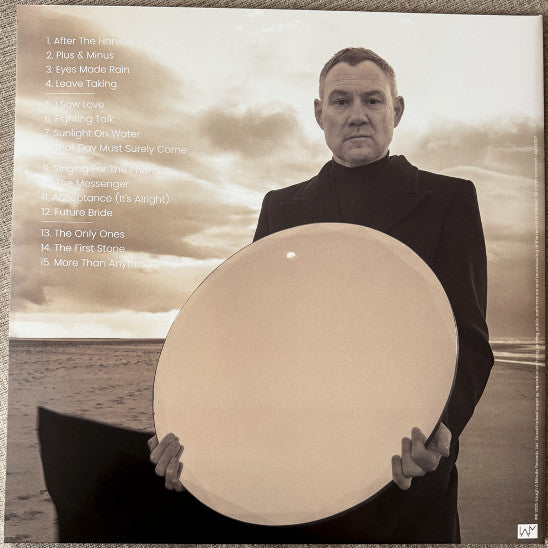 Image of Back Cover of 2xLP - EX/EX - DAVID GRAY, Dear Life (Laugh A Minute; LAM2401LP, Europe 2025, Gatefold, 2 Inners, SIGNED Copy, Black Vinyl.), Still in hype stickered shrinkwrap (coming away after signing}.,  - 2916034C