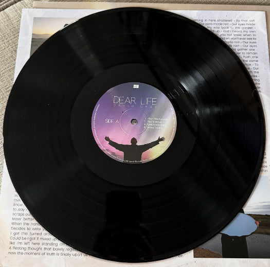 Image of Label Cover of 2xLP - EX/EX - DAVID GRAY, Dear Life (Laugh A Minute; LAM2401LP, Europe 2025, Gatefold, 2 Inners, SIGNED Copy, Black Vinyl.), Still in hype stickered shrinkwrap (coming away after signing}.,  - 2916034C