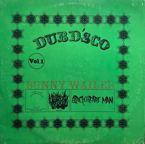 Image of Front Cover of LP - VG/VG - BUNNY WAILER, Dubd sco Vol. 1 (Solomonic; none, Jamaica 1978), ,  - 2926005E