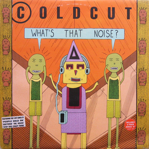 Image of Front Cover of LP - VG/VG+ - COLDCUT, What's That Noise? (Ahead Of Our Time ; CCUT LP1, UK 1989, Picture Sleeve), light wear to sleeve - v. minor,  - 2946082S