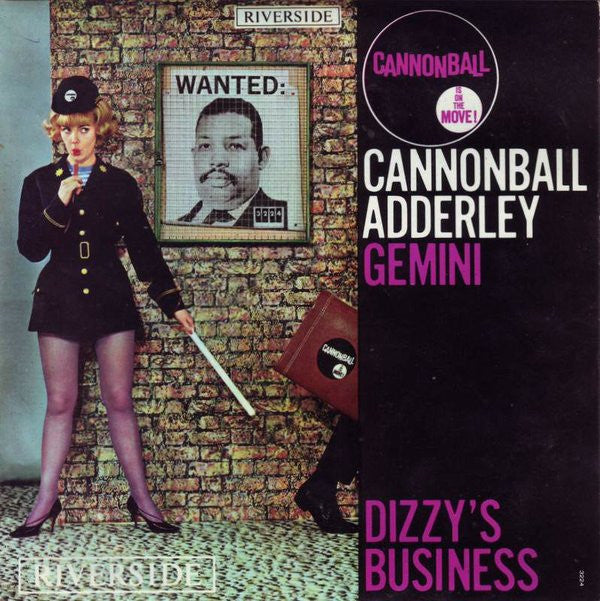 Image of Front Cover of 7" - VG/EX - CANNONBALL ADDERLEY, Gemini / Dizzy's Business (Riverside Records ; REP 3224, UK 1963, Laminated Front Sleeve), Ring Wear,  - 2826338E