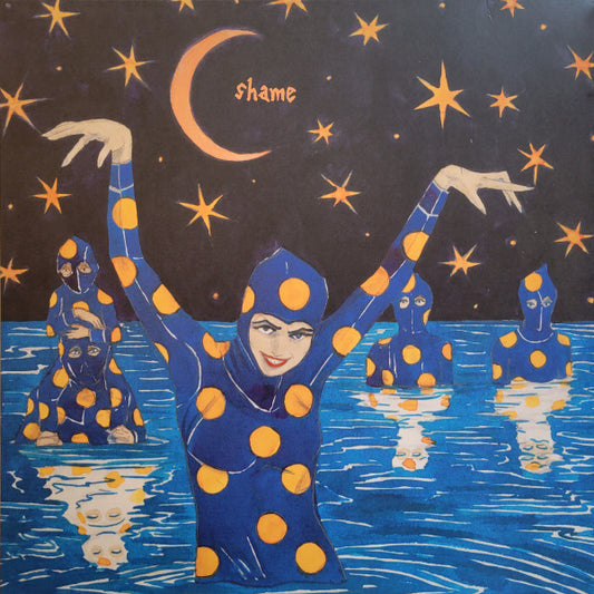 Image of Front Cover of LP - VG+/VG+ - SHAME, Food For Worms (Dead Oceans ; DOC324LP-C5, UK & US 2023, Inner, Blue & Yellow Split Vinyl), ,  - 2826381E