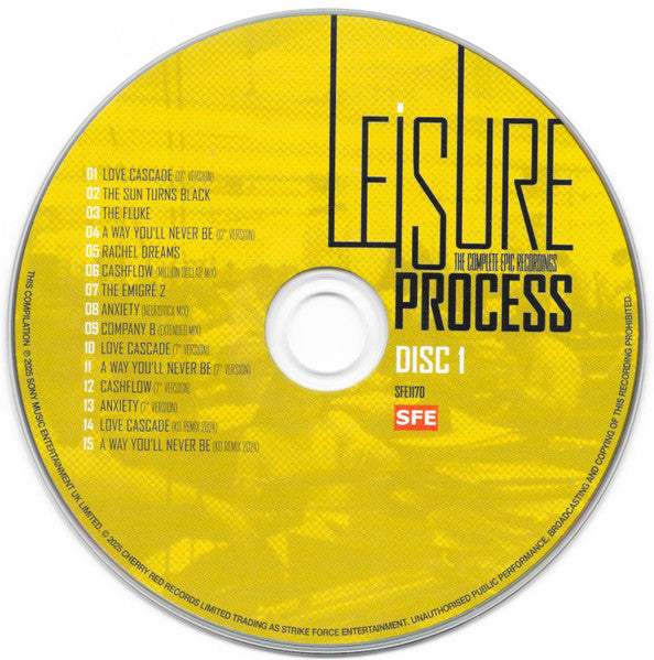 Image of Label Cover of CD - VG+/VG+ - LEISURE PROCESS, The Complete Epic Recordings (Strike Force Entertainment; SFE117D, UK 2025, Jewel Case), ,  - 2936031E