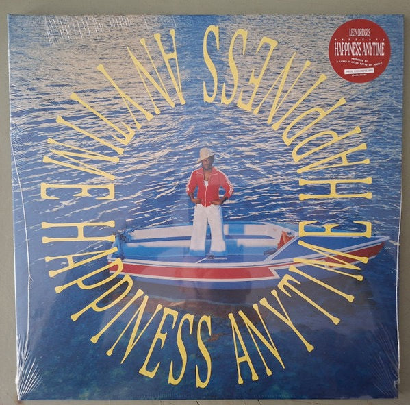 Image of Front Cover of LP - NEW/NEW - LEON BRIDGES, Happiness Anytime (Sony; 19958473791, UK 2026, Gatefold, Inner + Insert, Campari Red Vinyl), , Leon Bridges presents �Happiness Anytime,� his highly-anticipated fifth studio album produced by J. Lloyd and Lydia Kitto of Jungle. The album's title serves as both a mission statement and an invitation. It's music you can put on no matter how you're feeling and be immediately transported somewhere coastal and warm. In crafting the album, Leon Bridges focused o