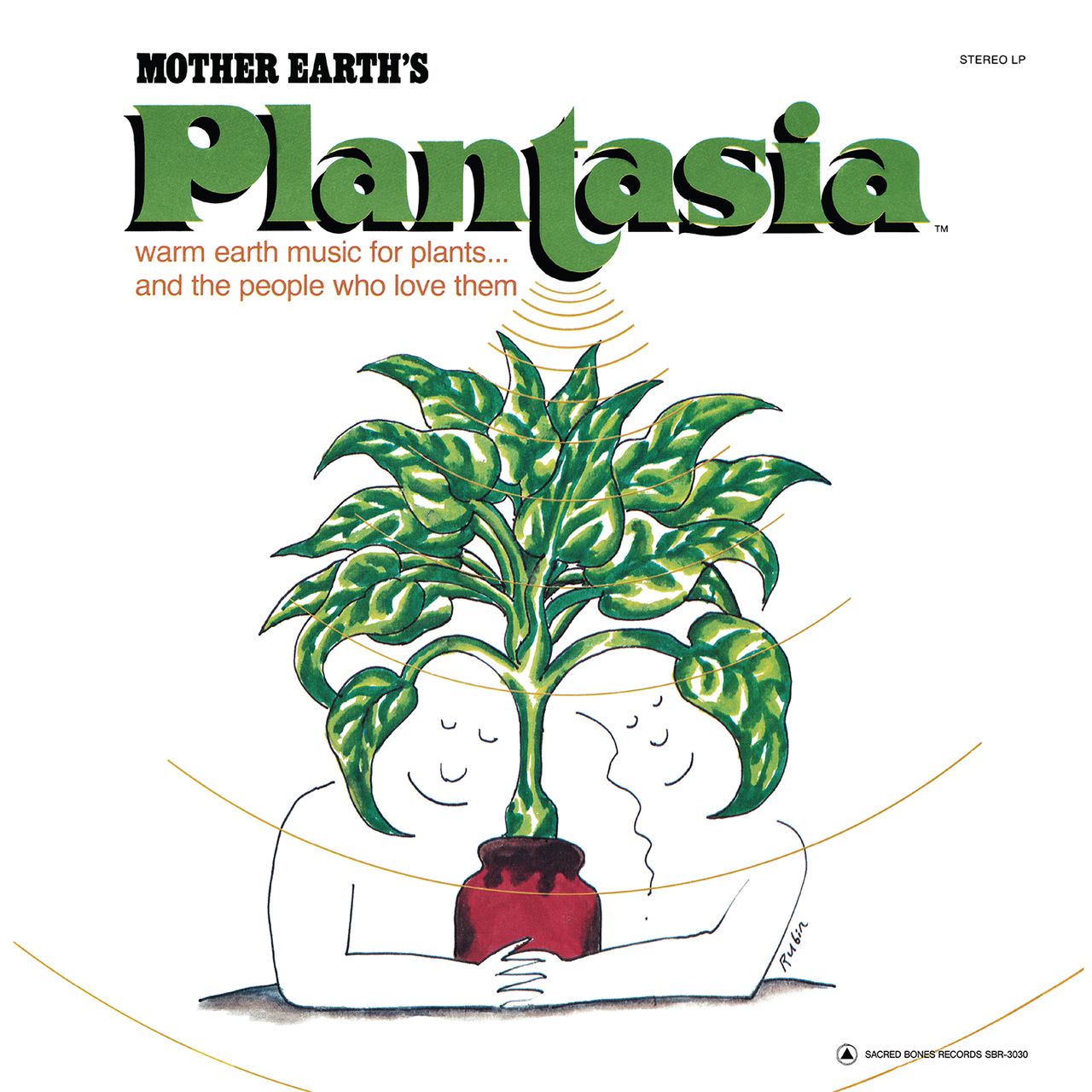Image of Front Cover of LP - NEW/NEW - MORT GARSON, Mother Earth's Plantasia (50th Anniversary Edition) (Sacred Bones Records; SBR3030LP-C18, UK 2026 Reissue, Booklet, 100% Recycled Eco-Green Vinyl, Printed on 100% Recycled Paper, 100% Recycled jacket, Bio-based Shrinkwrap), , 50 years after its original release, Mother Earth's Plantasia marks a major anniversary moment. Half a century on, it continues to resonate - an enduring reminder of Mort Garson's ability to make the synthetic feel strangely alive and