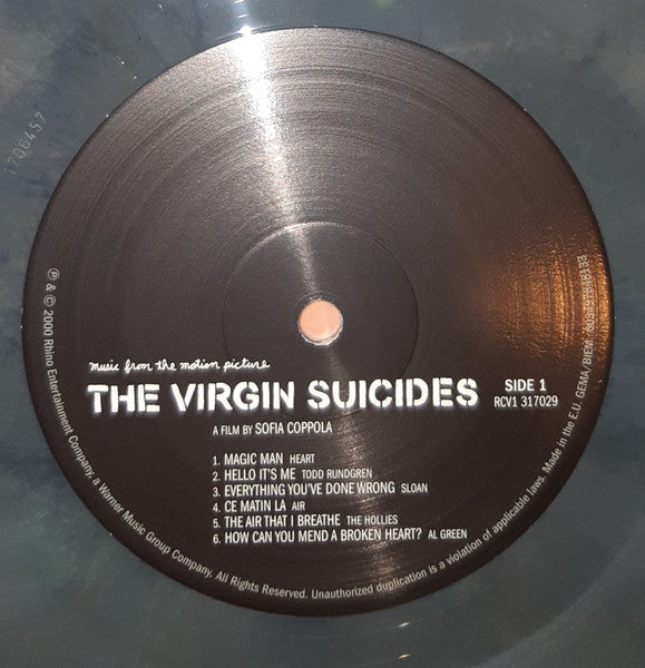 Image of Label Cover of LP - VG+/VG+ - VARIOUS, The Virgin Suicides (Music From The Motion Picture) (Rhino Records; RCVI 317029, UK 2023, Eco-Vinyl), ,  - 2926033E