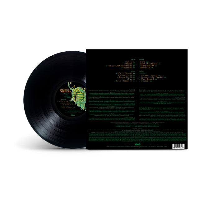 Image of Label Cover of LP - NEW/NEW - ORGANIZED KONFUSION, Stress: The Extinction Agenda (OK Records; L-FB5219-VAR, UK 2026 Reissue, Black Vinyl), , In an era where flexing original styles was mandatory to gain respect, few Hip Hop groups were more respected than Organized Konfusion. The Queens-based duo of Pharoahe Monch and Prince Po shined brightest on their 1994 sophomore LP “Stress: The Extinction Agenda,” which is receiving its first ever 2XLP reissue. Backed by dark, bass-heavy, and jazzy production