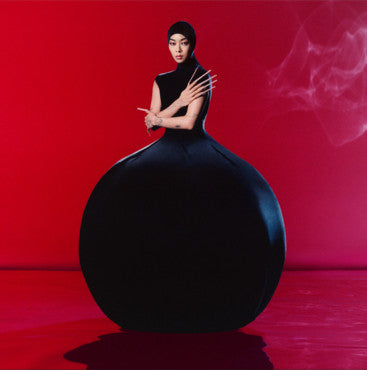 Image of Front Cover of LP - VG/VG+ - RINA SAWAYAMA, Hold The Girl (Dirty Hit; DH01443, US , Gatefold, Booklet, Orange Marbled Vinyl), Small Tear at Top of Sleeve,  - 2926036E