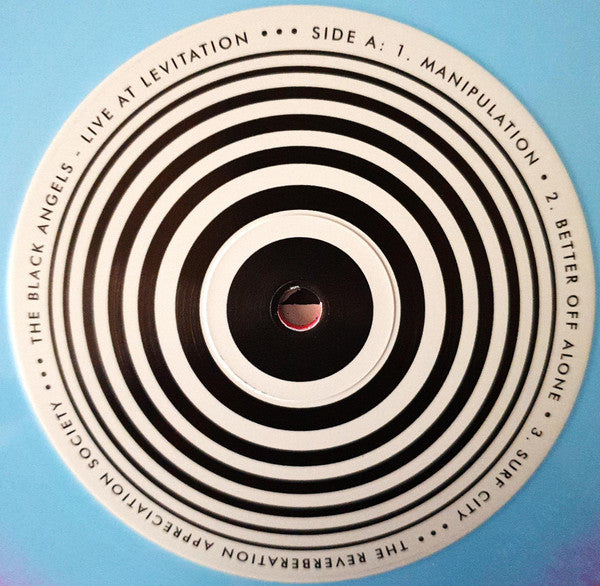 Image of Label Cover of LP - NEW/NEW - THE BLACK ANGELS, Live At Levitation (; RVRB-047, Europe 2021, Red And Blue Swirl Vinyl), ,  - 2936041E