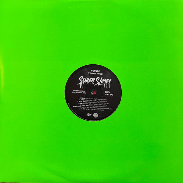 Image of Label Cover of LP - VG+/VG+ - FUTURE AND YOUNG THUG, Super Slimey (Legacy; 1965807241, US 2023, Green Inner), ,  - 2926025E