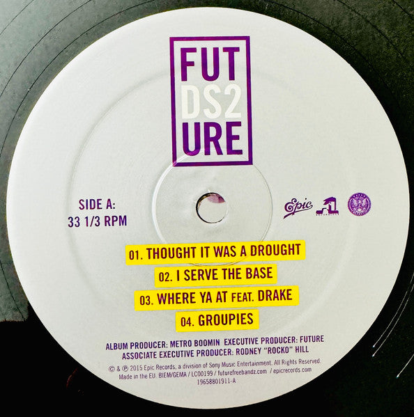 Image of Label Cover of 2xLP - VG+/VG+ - FUTURE, DS2 (Epic; 19658801911, Europe 2023 Reissue, 2 Inners), ,  - 2926029E