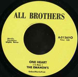 Image of Label Cover of 7" - /EX - THE EMANONS, Look In The Want Ads / One Heart (All Brothers; A-72869-L, US 2003 Reissue), ,  - 2956095S