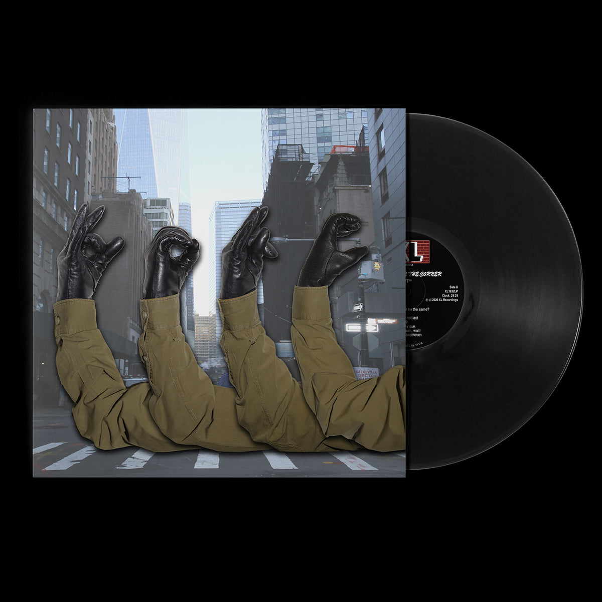Image of Back Cover of LP - NEW/NEW - STANDING ON THE CORNER, SOTC II (XL; XL1632LP, UK 2026), , Founded in Brooklyn, NY, STANDING ON THE CORNER (est. 2015) is a music recording group whose output moves mercurially between composition, performance, film, installation, social work, and sound. Rooted in the cultural exchange between the U.S.A., Puerto Rico, and Africa, the project machinates an intersection between soul, punk, salsa, doowop, jazz, funk, the avant-garde, and rap traditions, filtered through a 