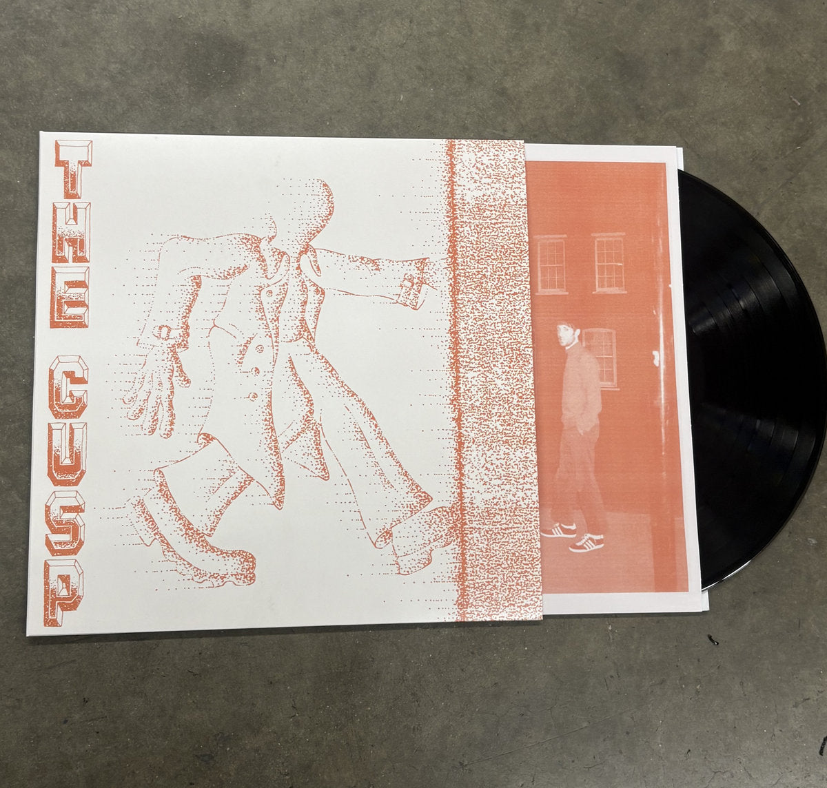 Image of Label Cover of LP - NEW/NEW - THE CUSP, Gum, Money & Other Crimes: Selected Works 2020-2023 (Depression Glass Records; DGR01, UK 2026, Inner, Stickered Outer Plastic Sleeve, Black Vinyl), , A merciless one man mission against boredom and complacency, The CUSP (brainchild of ex-Molochs mainman Lucas Fitzsimons) here collects its iconoclastic DIY output to date. Mapping out a psychic pathway between Californian attitude and British insouciance, it s a demolition derby of post-punk ethos, funk-damag