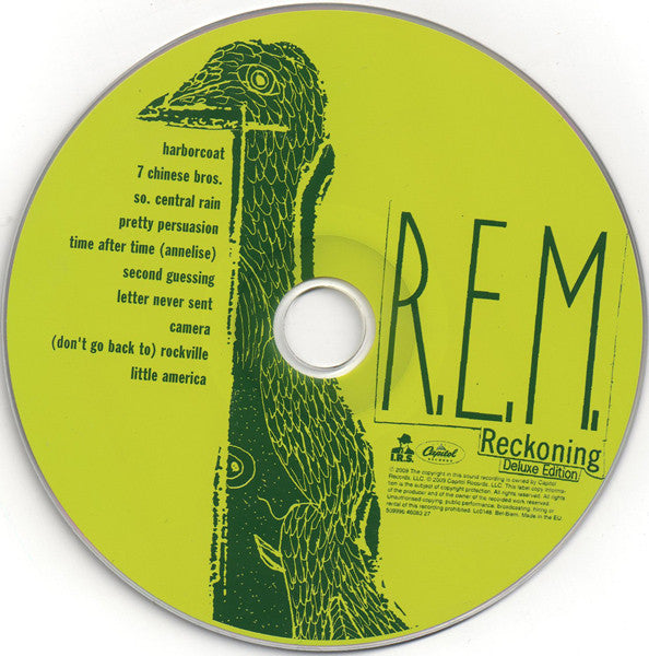 Image of Label Cover of 2xCD - VG/VG+ - R.E.M., Reckoning (Capitol Records; 509996 46082 28, Europe 2000s Reissue, Double Digipak, Insert), Shelf wear.,  - 2916042C