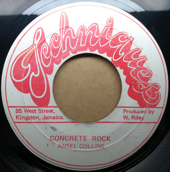 Image of Front Cover of 7"  - /VG - ANSEL COLLINS / HENRY S. LIZA, Concrete Rock / Sexy Sadie (Techniques; , Jamaica 1970s), ,  - 2956130S