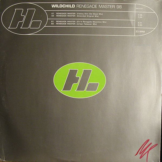 Image of Front Cover of 12" - VG/VG - WILDCHILD, Renegade Master 98 (Hi Life Recordings; 569 279-1, Europe 1998, Picture Sleeve), ,  - 2916063C