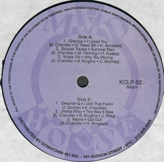 Image of Label Cover of 12" - VG/VG+ - VARIOUS, A Basement, A Red Light, And A Feelin' (A Madhouse Compilation) (Madhouse Records; KCLP 623, US 1992), ,  - 2946164S