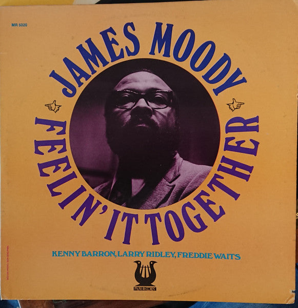 Image of Front Cover of LP - VG/VG+ - JAMES MOODY, Feelin' It Together (Muse Records; MR 5020, US 1974, Promo), Top seam is half split, edgewear, bumped corners, tracks ticked on rear sleeve by pen. ,  - 1826027E