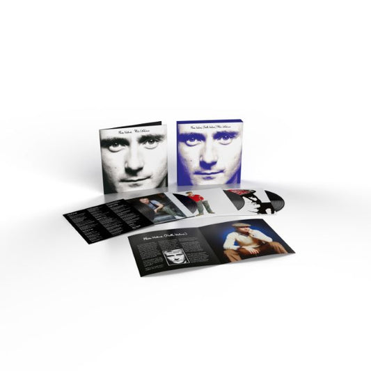 Image of Front Cover of 4xLP - NEW/NEW - PHIL COLLINS, Face Value (Full Value) (Rhino; , UK 2026 Reissue, 20 Page Booklet, Single sleeve 140g Black Vinyl Box Set), , Featuring the seminal 1981 album, cut at half-speed at Abbey Road Studios by Miles Showell, packaged in a newly-designed version of the iconic sleeve, a 20-page booklet with photos, liner notes with a brand-new interview with Phil alongside three other discs of live performances, rarities, remixes, demos. This includes rarities such as stripped