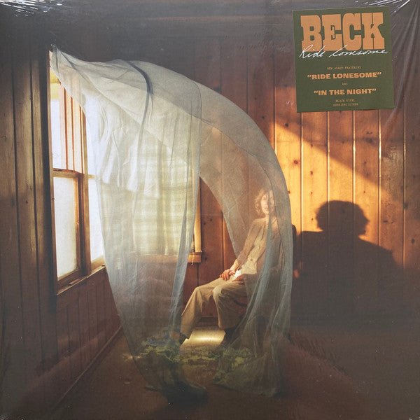 Image of Front Cover of LP - NEW/NEW - BECK, Ride Lonesome (EMI; 6111769, UK 2026, Inner, Black Vinyl), , Beck returns with Ride Lonesome, his first album of all-new material since the GRAMMY-winning Hyperspace, arriving September 18 via Capitol Records. Harkening back to the rich, atmospheric sounds of Morning Phase and Sea Change, the album reunites Beck with musicians from those acclaimed releases. Produced by Beck and mixed by Nigel Godrich, Ride Lonesome marks a compelling return to the intimate, cinem