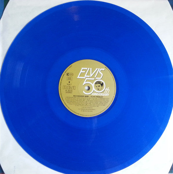 Image of Label Cover of LP - VG+/VG - ELVIS PRESLEY, Reconsider Baby (RCA; PL 85418, Europe , Blue Vinyl), ,  - 2926051E