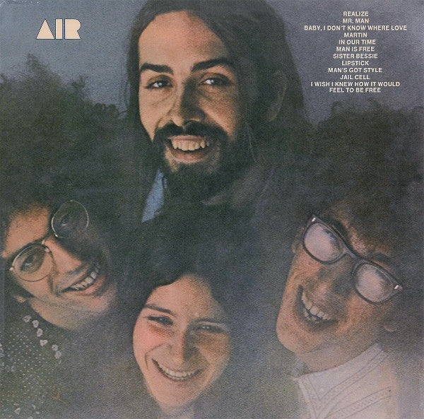 Image of Back Cover of LP - VG+/VG+ - AIR, Air (Be With Records ; BEWITH015LP, UK 2016 Reissue, Die Cut Unipak Gatefold, 180 Gram Vinyl), Strong VG+,  - 2926162E