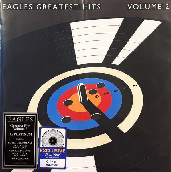 Image of Front Cover of LP - EX/EX - EAGLES, Eagles Greatest Hits Volume 2 (Asylum Records; RCV1 728698, US 2026, Inner, Clear Vinyl), ,  - 2926170E