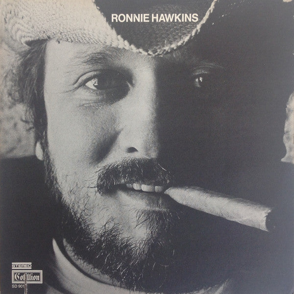 Image of Front Cover of LP - VG+/VG+ - RONNIE HAWKINS, Ronnie Hawkins (Cotillion ; SD 9019, US 1970, Monarch Pressing), Cut-out (Notched), Writing On Label,  - 2926138E