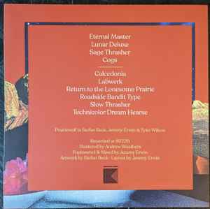 Image of Back Cover of LP - VG+/VG+ - PRAIRIEWOLF, Prairiewolf (Centripetal Force; CF.44, US 2023, Hot Springs Green Vinyl), ,  - 2946105S