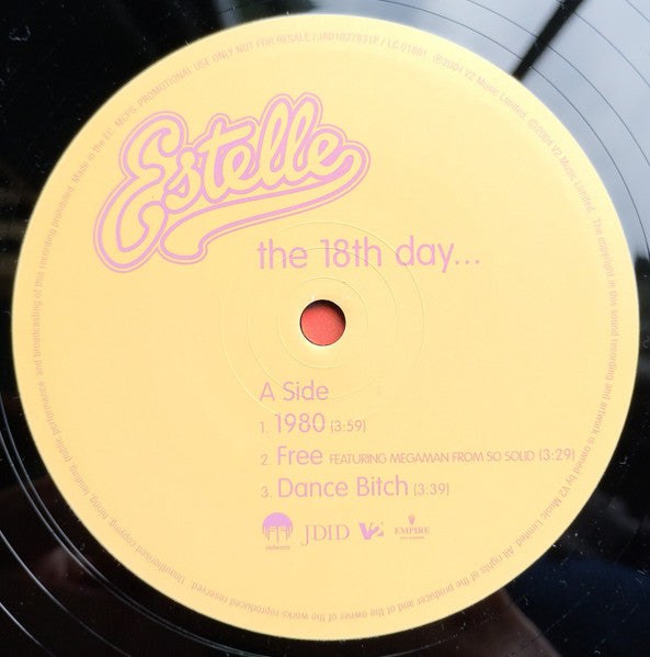 Image of Label Cover of 12" - VG/VG+ - ESTELLE, The 18th Day... (V2; JAD1027831P, Europe 2004, Sampler), ,  - 2916230C