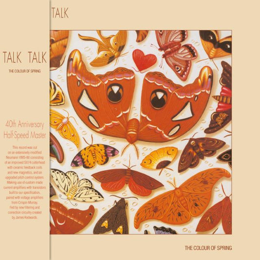 Image of Front Cover of LP - NEW/NEW - TALK TALK, The Colour Of Spring (40th Anniversary Half-Speed Master) (Warner; , Europe 2026 Reissue, Inner, 180g Black Vinyl Half Speed Master), , The next in the series of the Talk Talk half-speed masters will be the band's third studio album The Colour Of Spring, which celebrates its 40th anniversary. Cut at half-speed by Matt Colton at Metropolis Studios, overseen by the band's drummer Lee Harris and Charlie Hollis, son of frontman Mark Hollis. The album shows the b