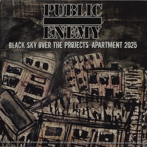 Image of Front Cover of CD - VG+/VG+ - PUBLIC ENEMY, Black Sky Over The Projects: Apartment 2025 (Enemy Records; ER2003LCDP, Worldwide 2025, Card Sleeve, Insert), ,  - 3056168S