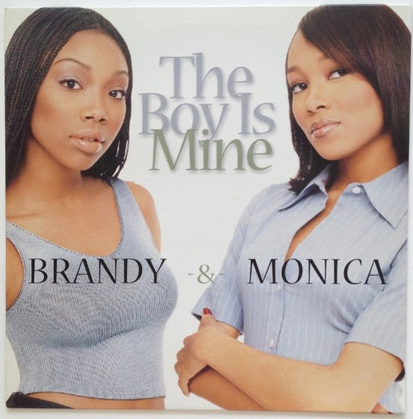 Image of Front Cover of 12" - VG/VG+ - BRANDY & MONICA, The Boy Is Mine (Atlantic; 7567-84109-0, UK 1998, Picture Sleeve), Sleeve has sticker ghost and light scuffs on front,  - 2916234C
